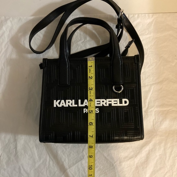 Karl Lagerfeld Black Satchel Bag - Picture 9 of 11